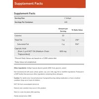 Now Foods Caprylic Acid Softgels